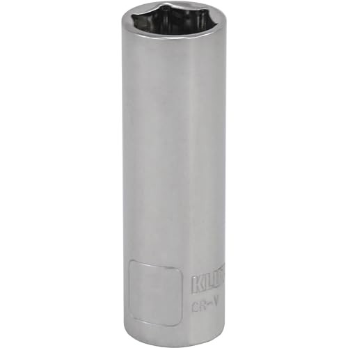 Klutch Deep Socket, SAE, 7/8in., 3/8in.-Drive, 6-Pt.