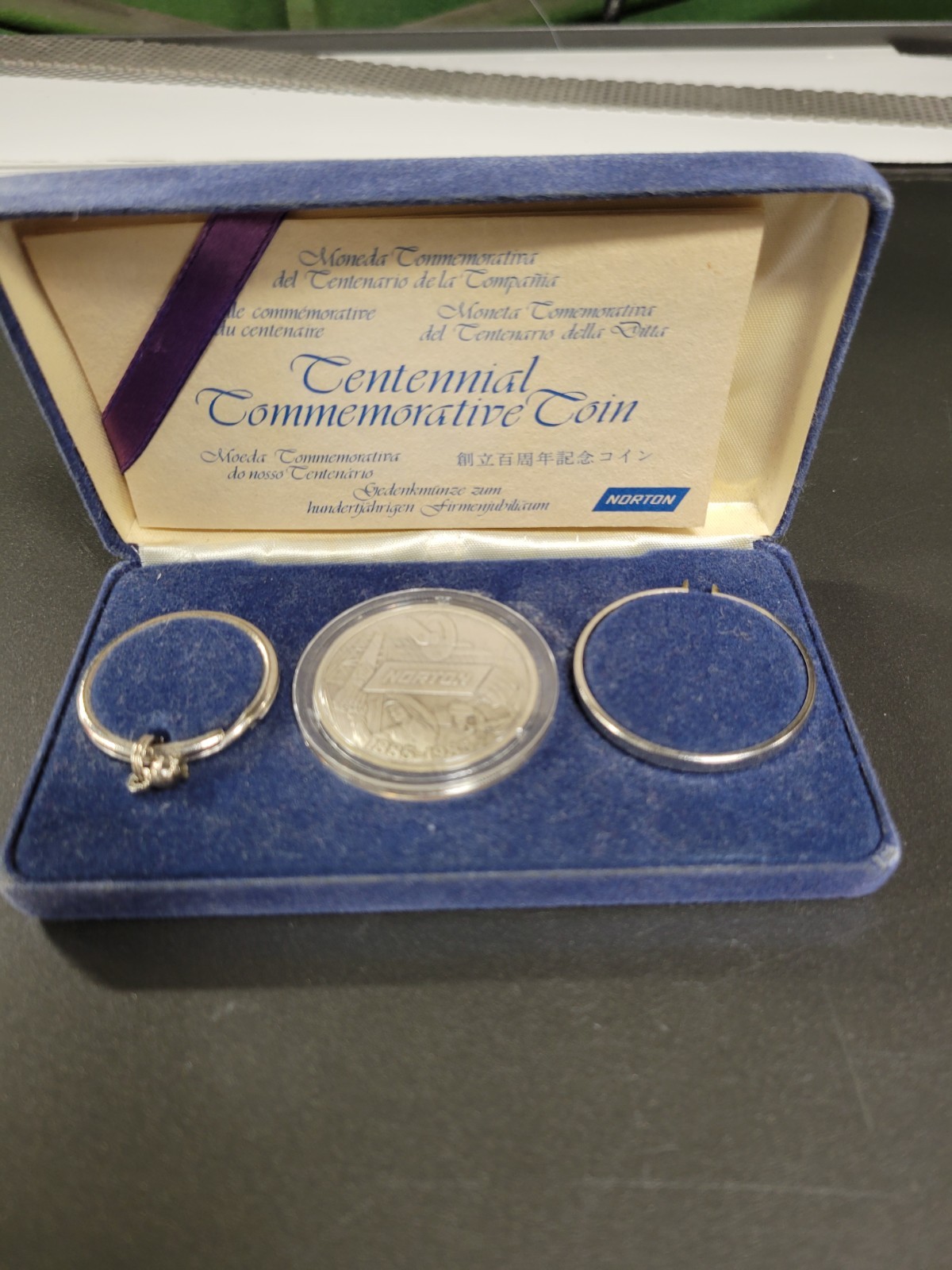 Norton Company 1985 100th Anniversary Commemorative Medal