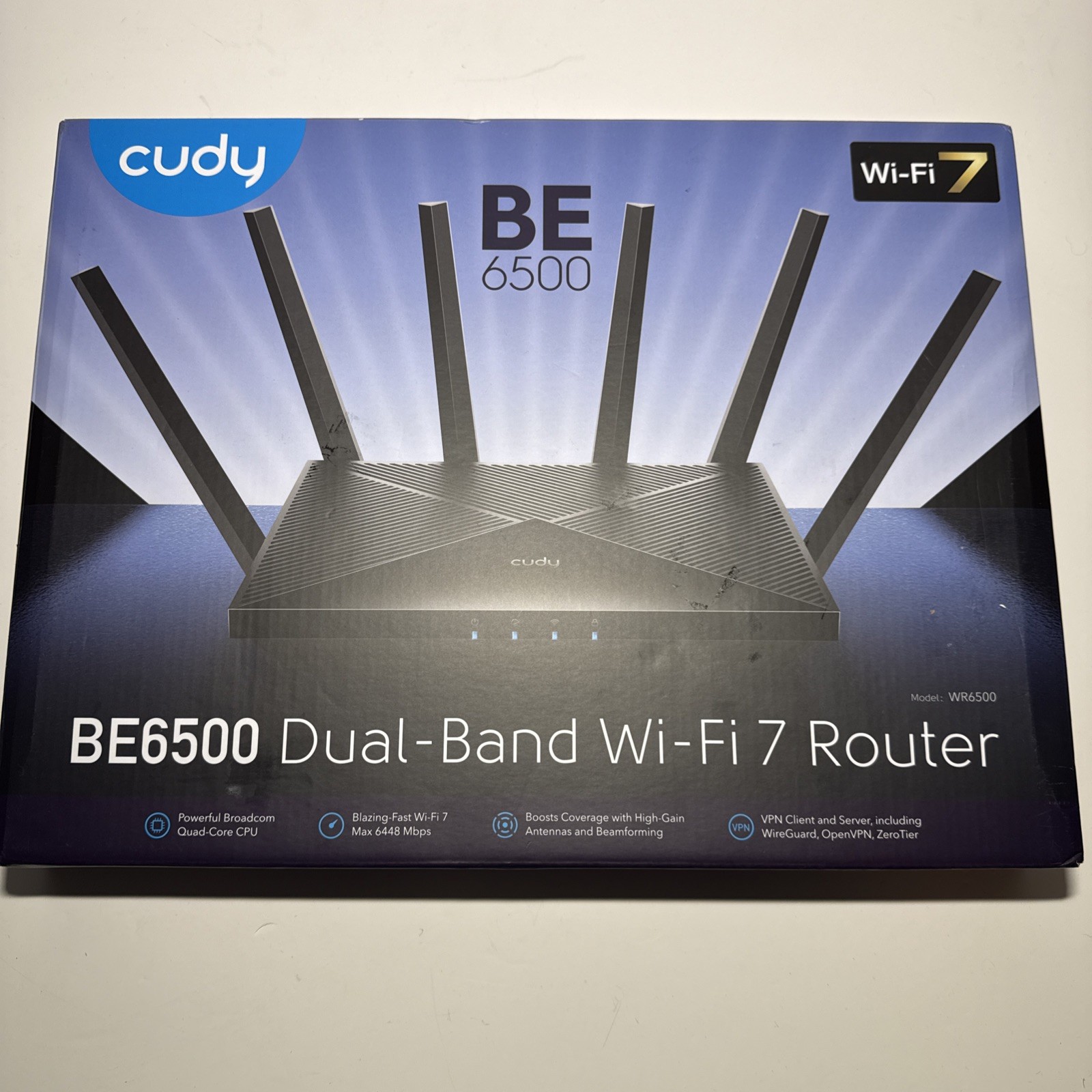 Cudy BE6500 Dual-Band Wi-Fi 7 Router
