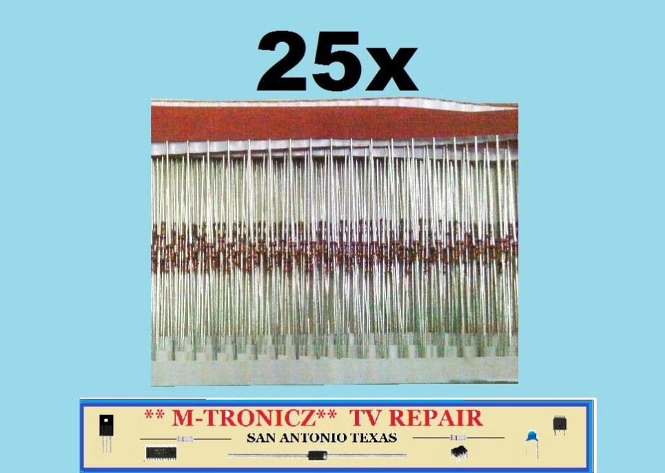 25  PCS   1SS133  DIODES ORIGINAL  EMERSON SYLVANIA  TV   DO-34  SHIP FROM TEXAS