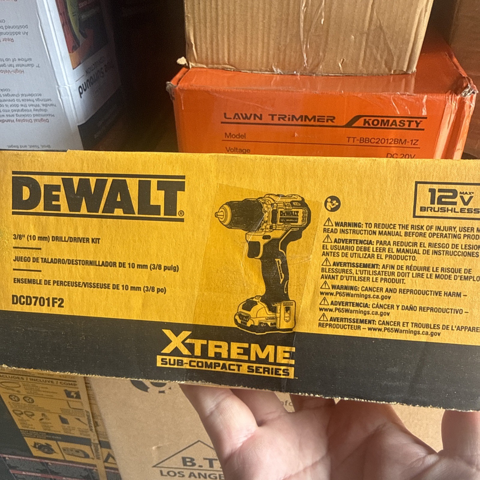 DeWALT DCD701F2 XTREME™ 12V MAX Brushless 3/8" Drill/Driver Kit 12-VOLT!