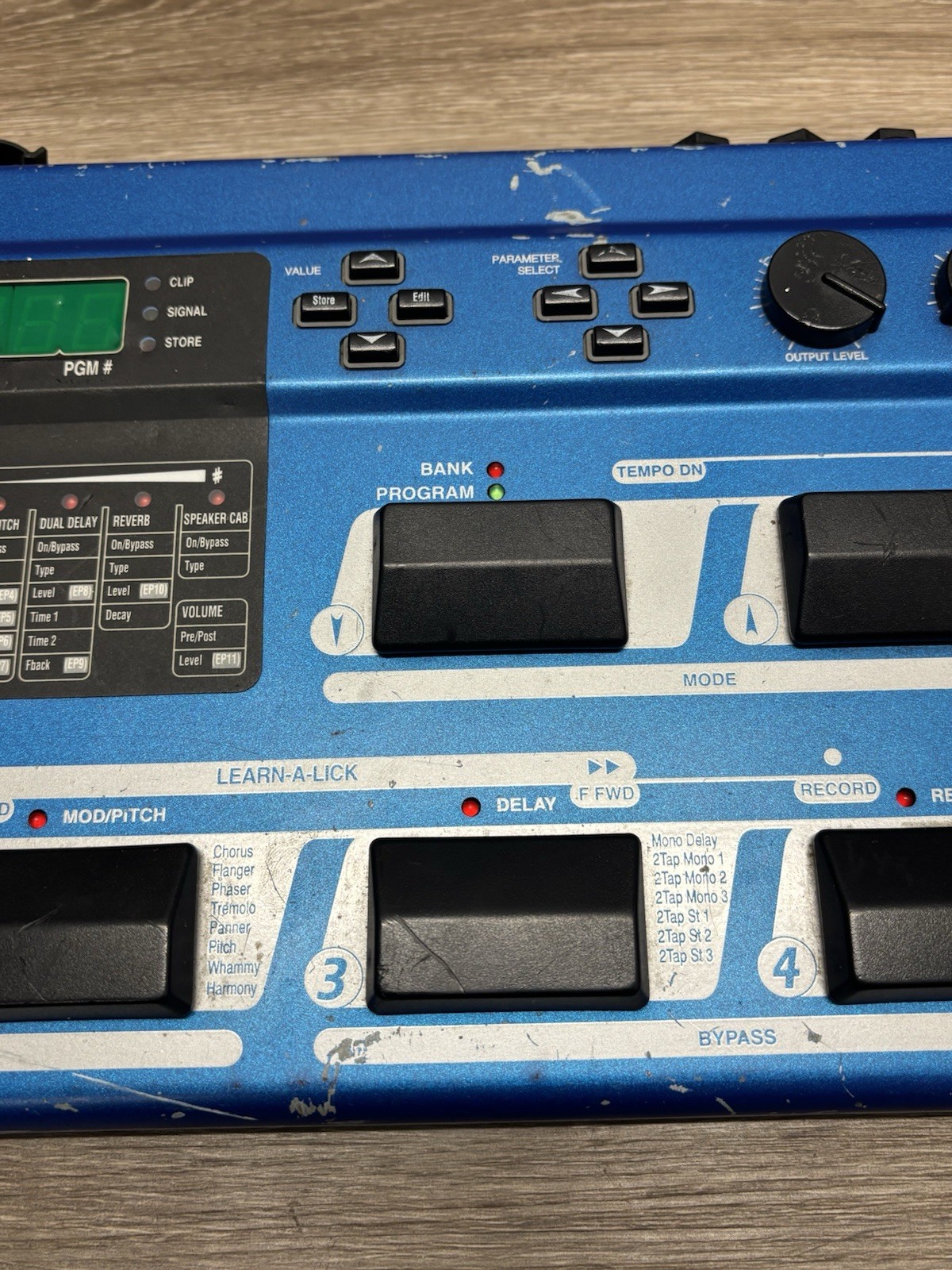 Digitech RP-7 Valve Guitar Tube Preamp Multi Effects Processor - Unit Only