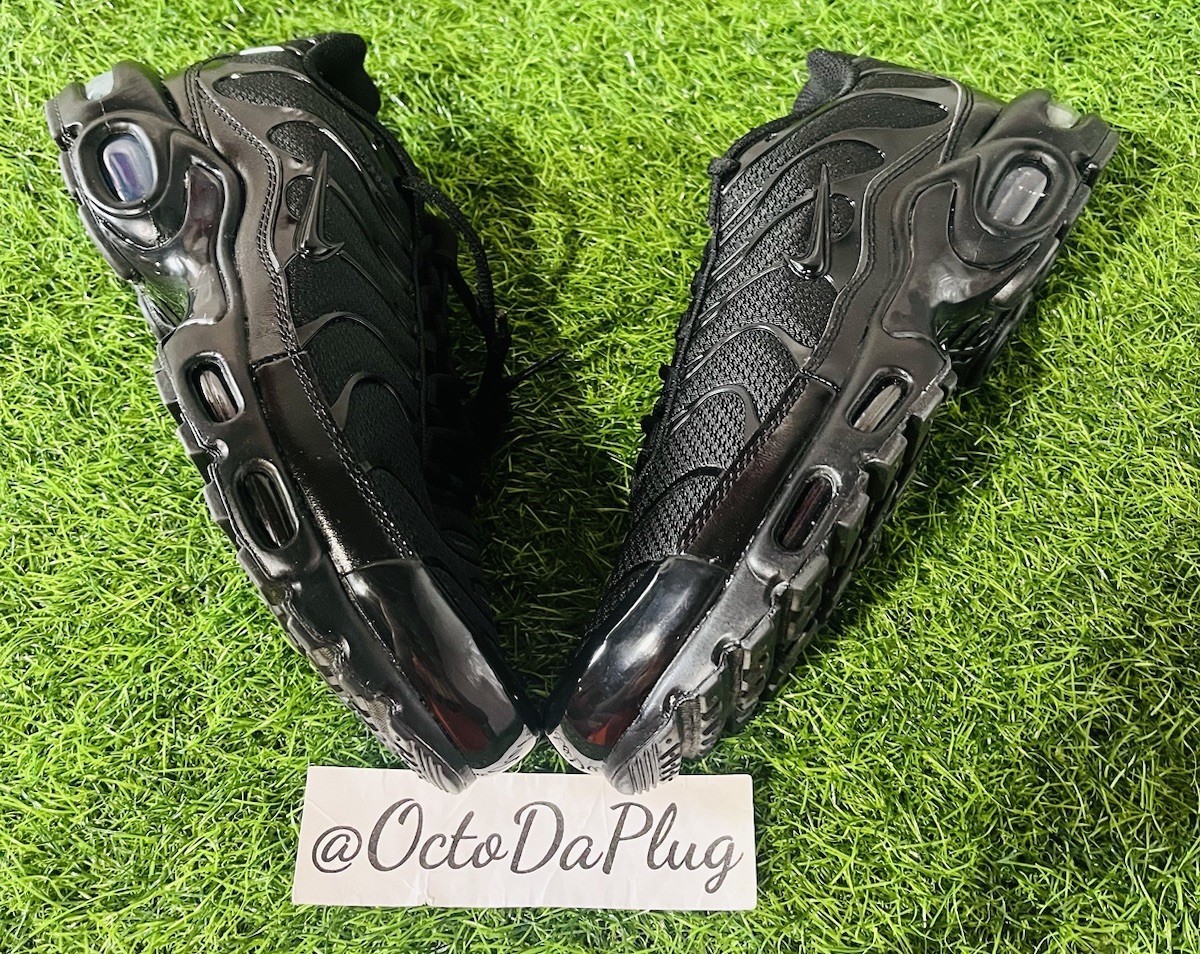 Nike Air Max Plus Triple Black Mens Sizes nby 604133-050