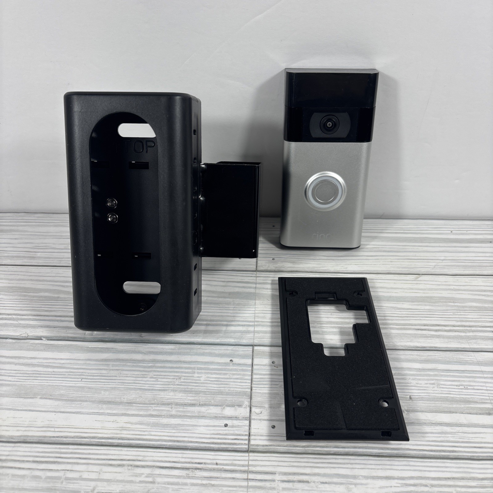 Ring Door Bell 5UM5E5 2nd Gen Gray Night Vision Smart Video w/Anti-Theft Mount