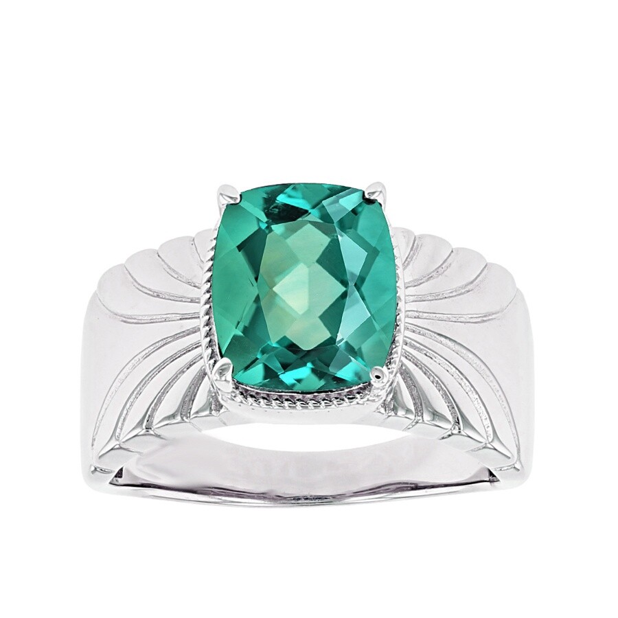 Sterling Silver Semi Mount Ring Setting Cushion Cu 10x8mm