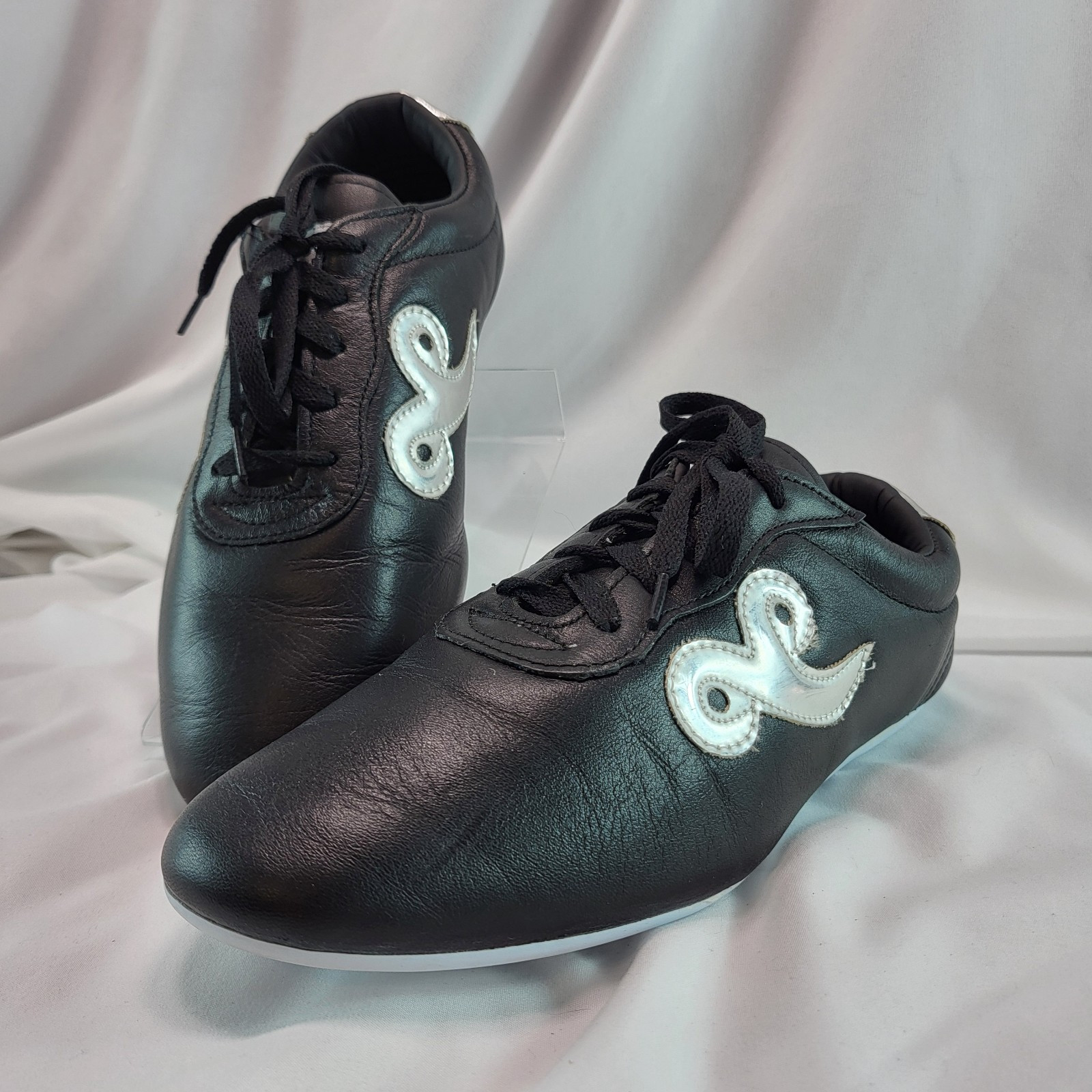 Budo Saga Black w Silver Kung Fu Lightweight Sneakers Shoes US Size 9 EU Size 40