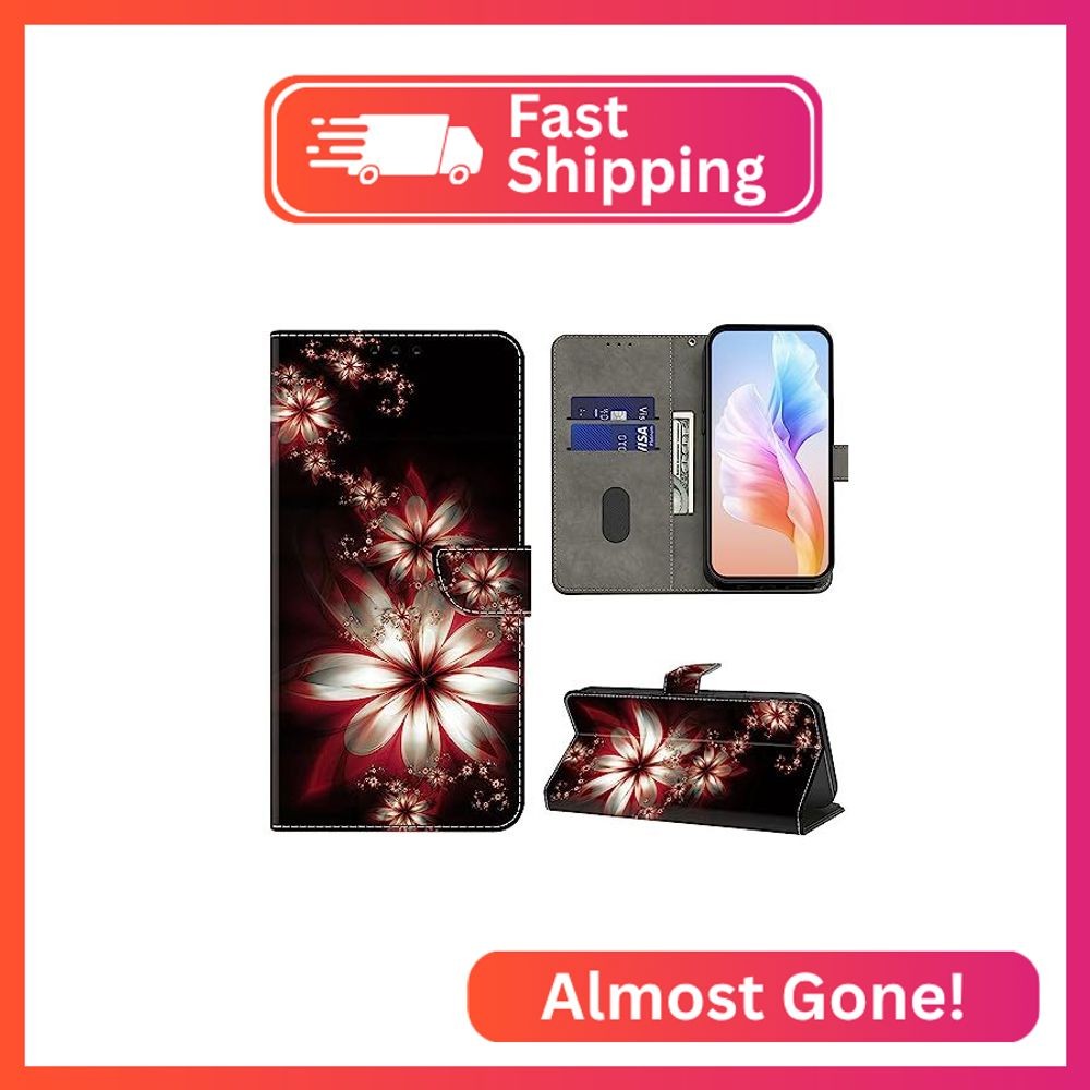 VODEFOX Case for Samsung Galaxy S21 - Flip Folio PU Leather Protective Cover wit