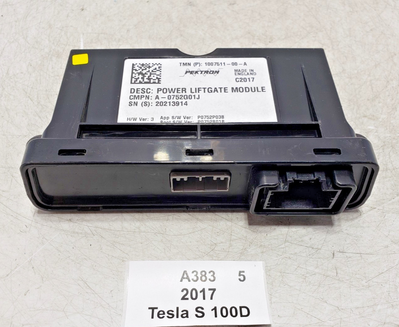 ✅ 2012-2020 OEM Tesla Model S Rear Trunk Power Lift Gate Control Module