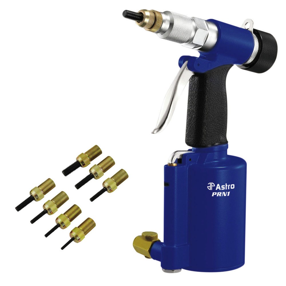 Astro Pneumatic PRN1 3/8 in. Metric/SAE Pneumatic Rivet Nut Setting Kit New