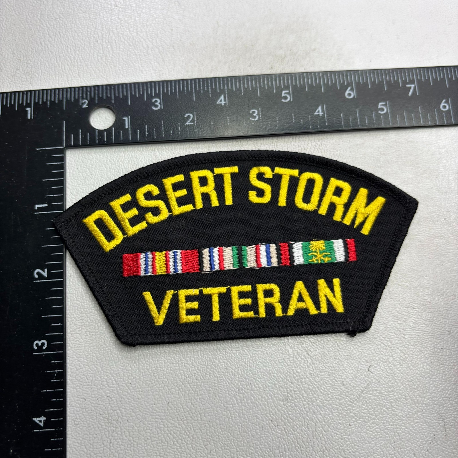 DESERT STORM VETERAN Hat Patch (Military) 60XV