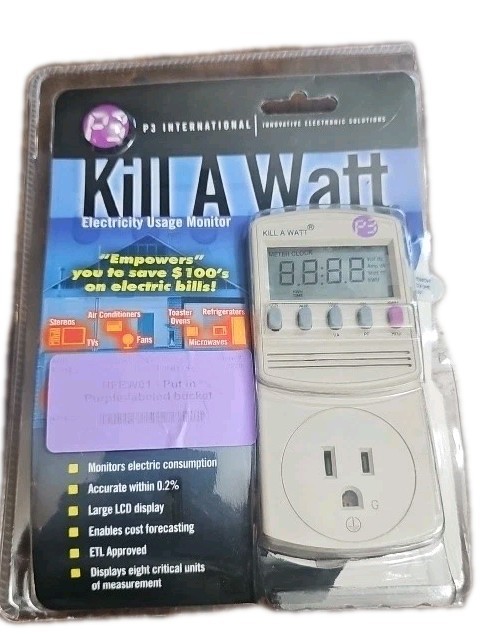 P3 International P4400 Kill A Watt Electricity Usage Monitor - UPC: 751549044009