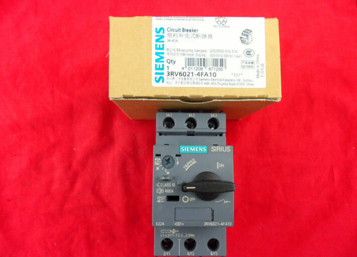 Siemens 3RV6021-4FA10 3RV60214FA10 34-40A Circuit Breaker -New Free Ship *UP