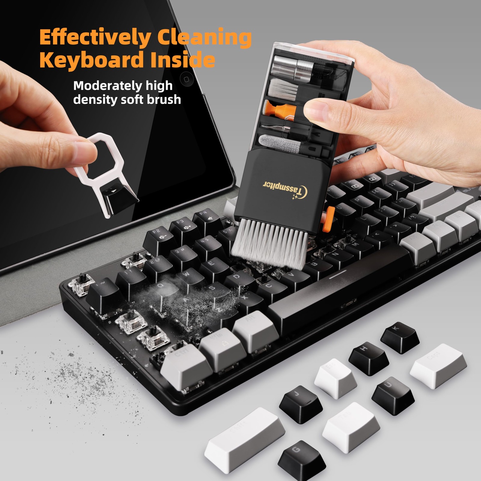 Keyboard Cleaning Kit Cleaner, All in One Computer Screen and Black