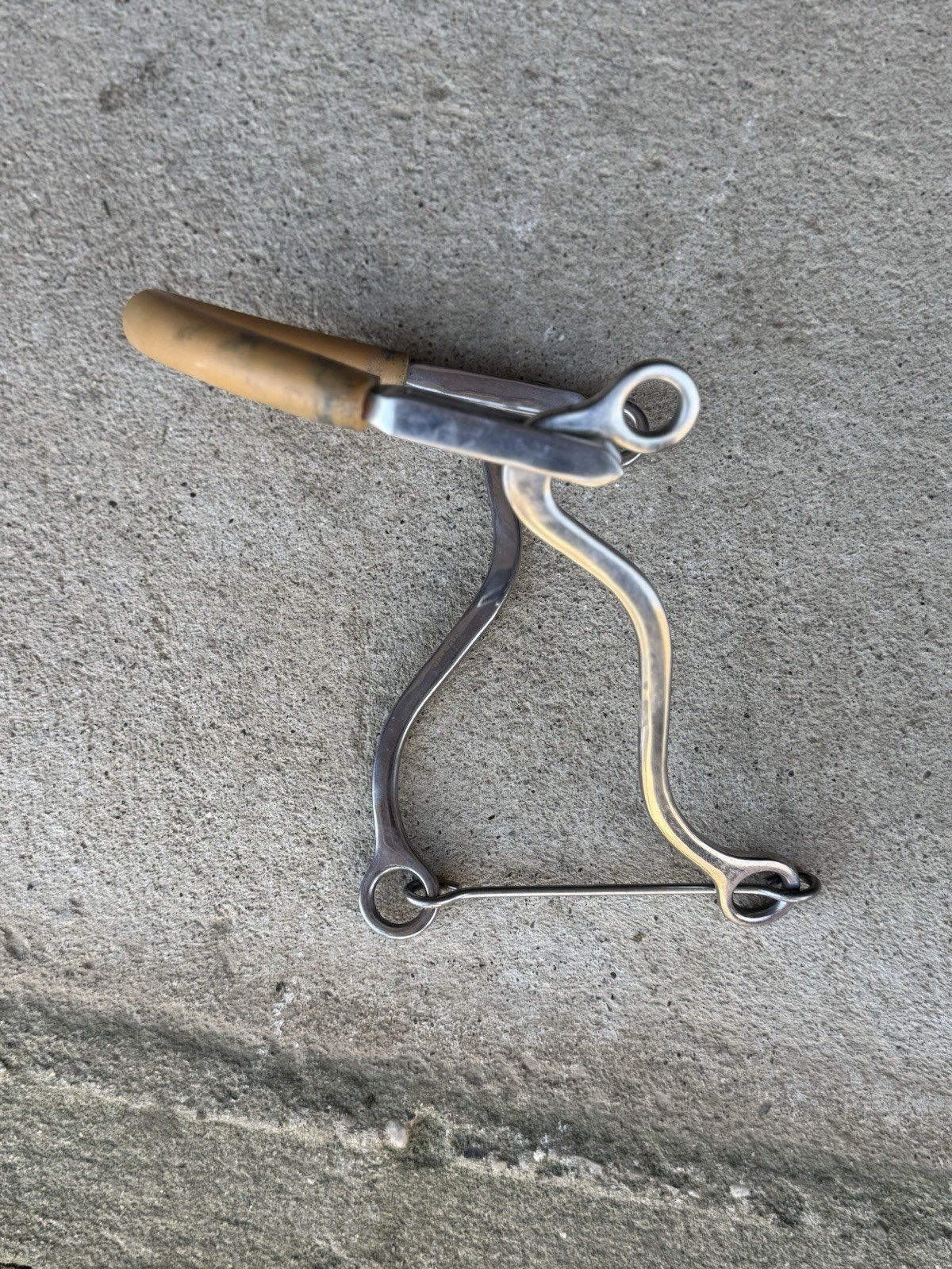 PARTRADE RUBBER COVER BIKE CHAIN HACKAMORE WESTERN HORSE TACK BIT