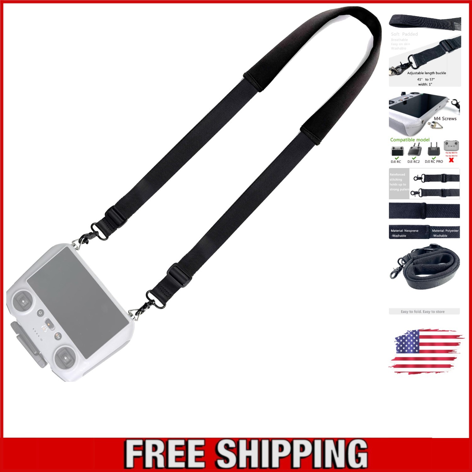 Lanyard for DJI RC 2  RC and Mini 5 Pro,Lanyard RC Neck Strap Compatible with...
