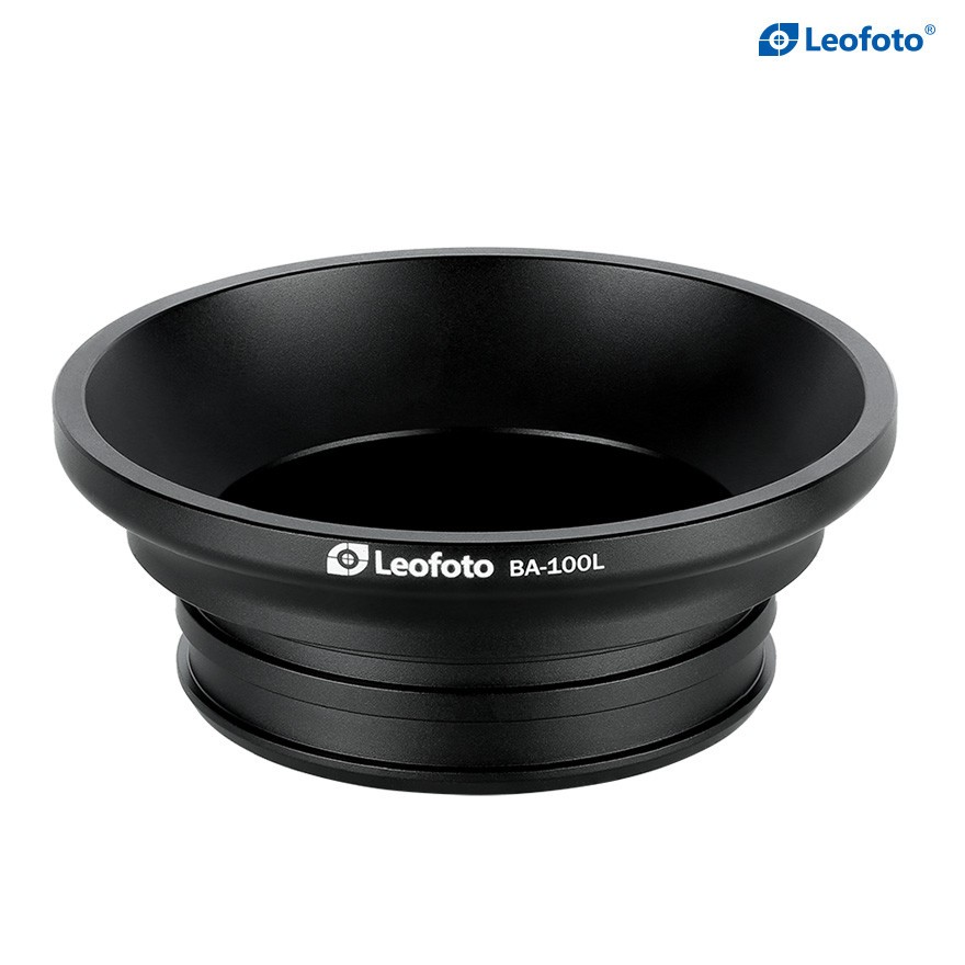【Leofoto USA】Leofoto BA-100L 75mm to 100mm ‪Half-Bowl Video Head Adapter