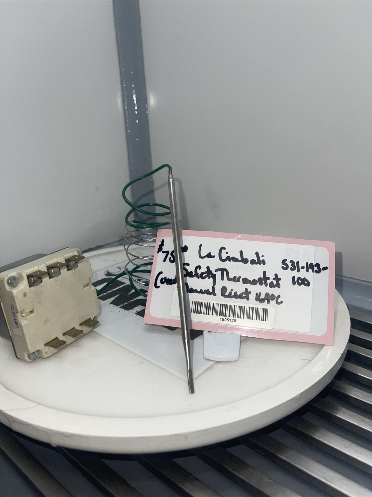 La Cimbali M2 Manual Reset Safety Thermostat 169C Part# 531-193-100