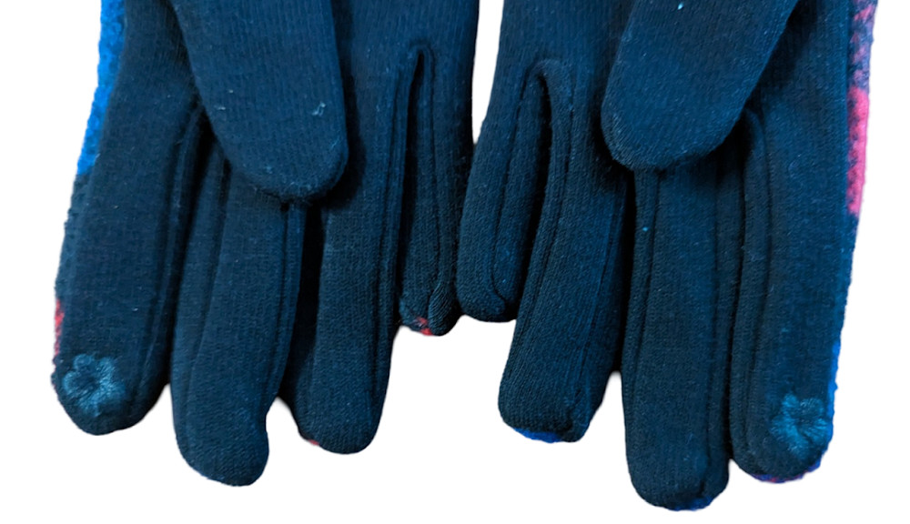 Nine West Red Blue Plaid Gloves, Touch Screen Compatible, Size Small, New