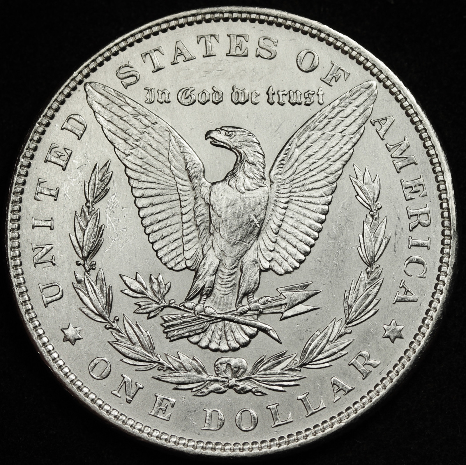 1890 Morgan Silver Dollar. B.U. 92837 Inventory H.