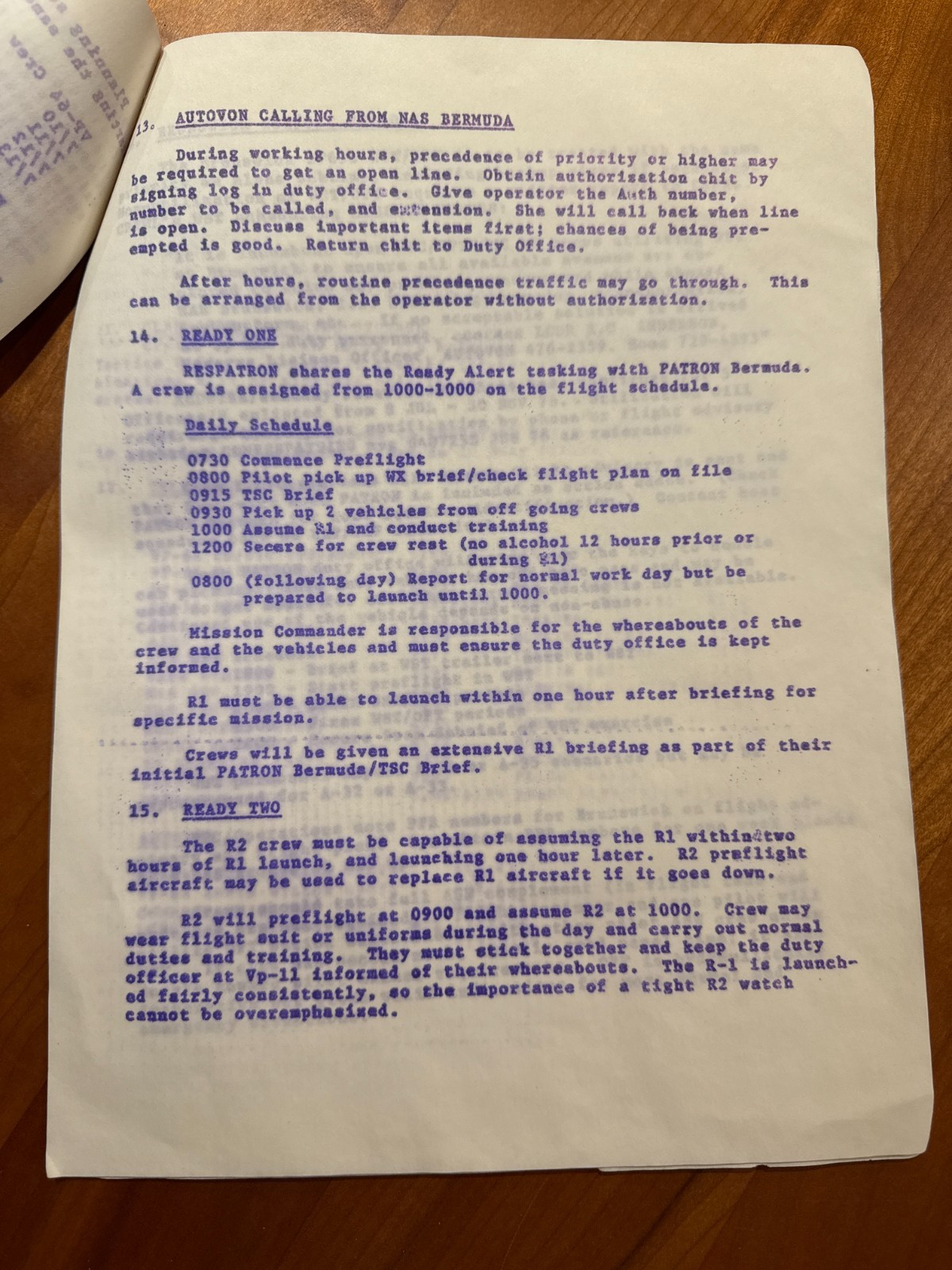 RARE! 1964 PATRON Bermuda Turnover Docs Navy USN