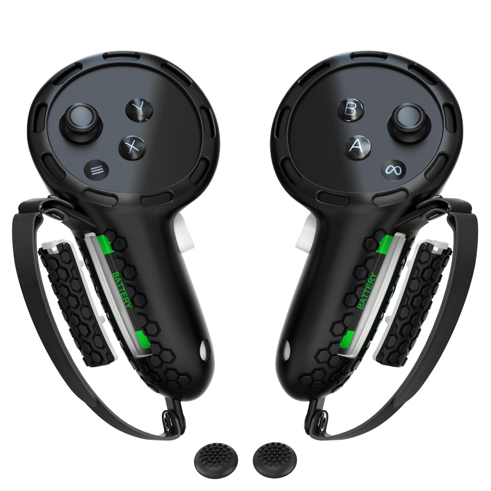 Controller Grips Compatible with Meta Quest 3S Oculus Quest 3 Controllers Str...