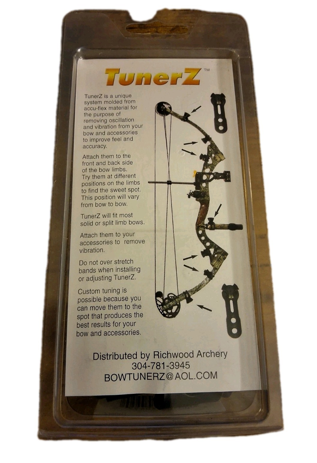 TunerZ Archery Compound Bow Limb Vibration Dampener Kit