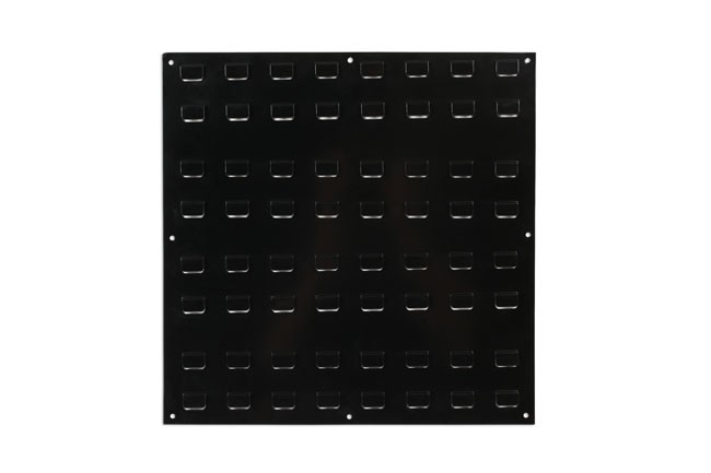 CONNECT 36990 Metal Wall Mountable Louvred Panel For Storage Bins Wall Fixings