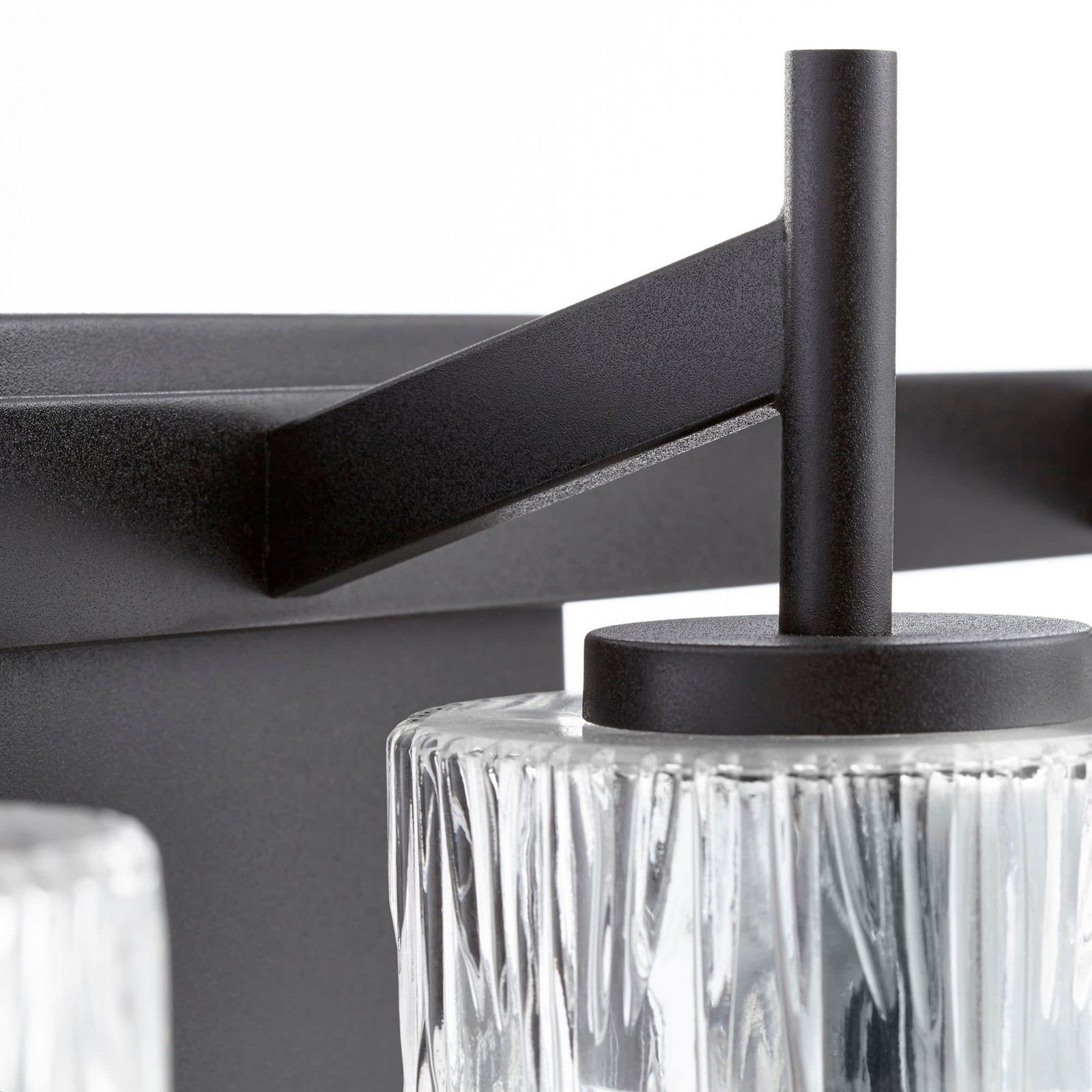 Quorum International 520-3 Fort Worth 3 Light 21"W Vanity Light - Black