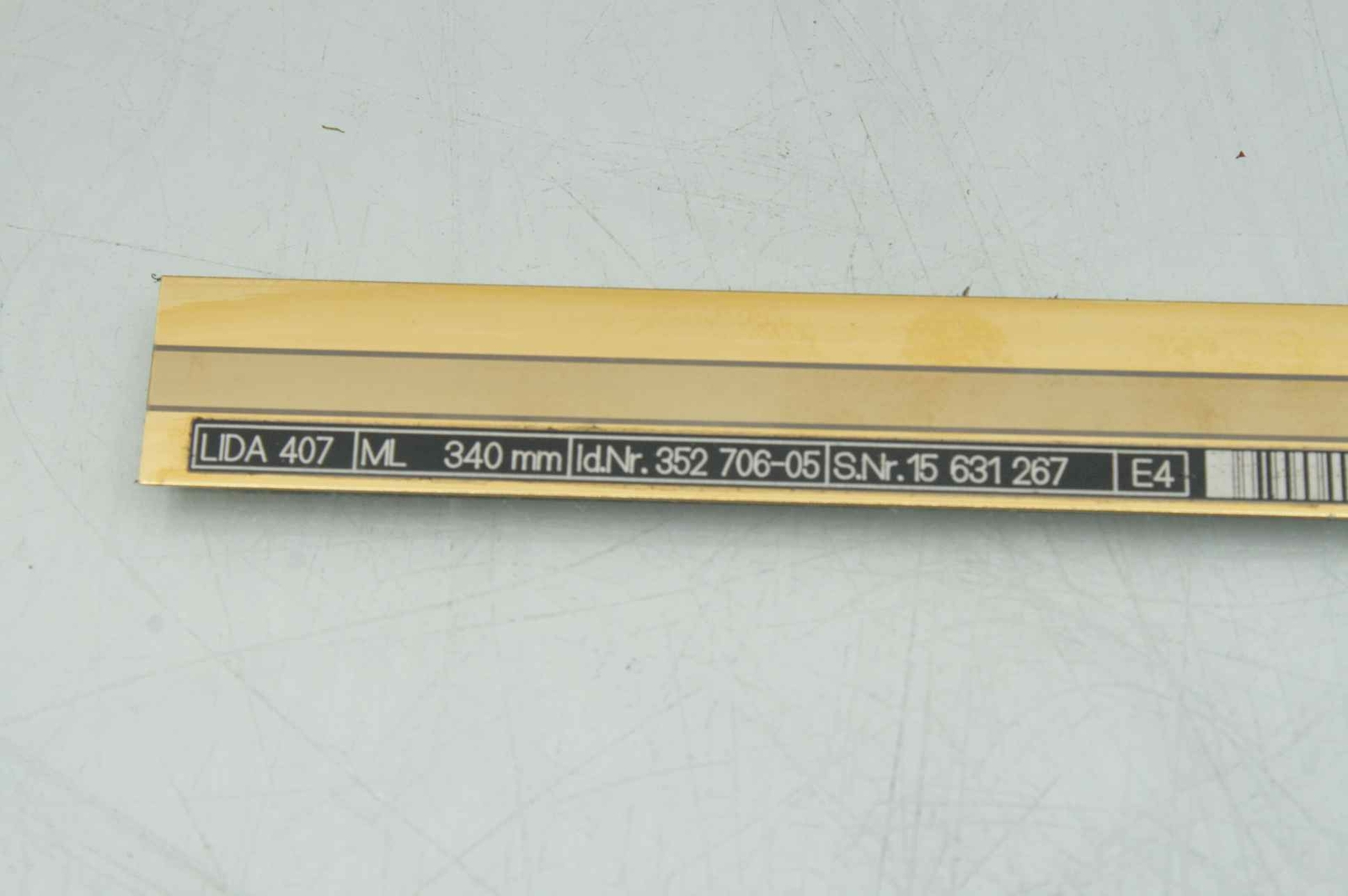 Heidehain LIDA 407 Encoder Bar 352 706-05, 340 ml w/ LIDA 47 Encoder 369 429-10
