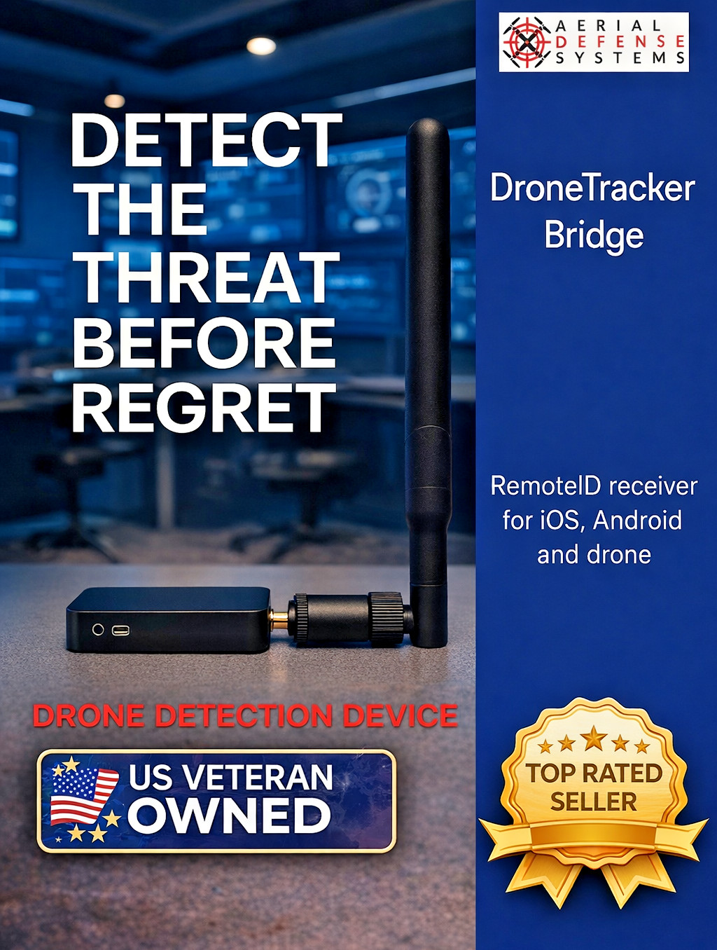 Law Enforcement Drone Detection Device – Real-Time Airspace Awareness