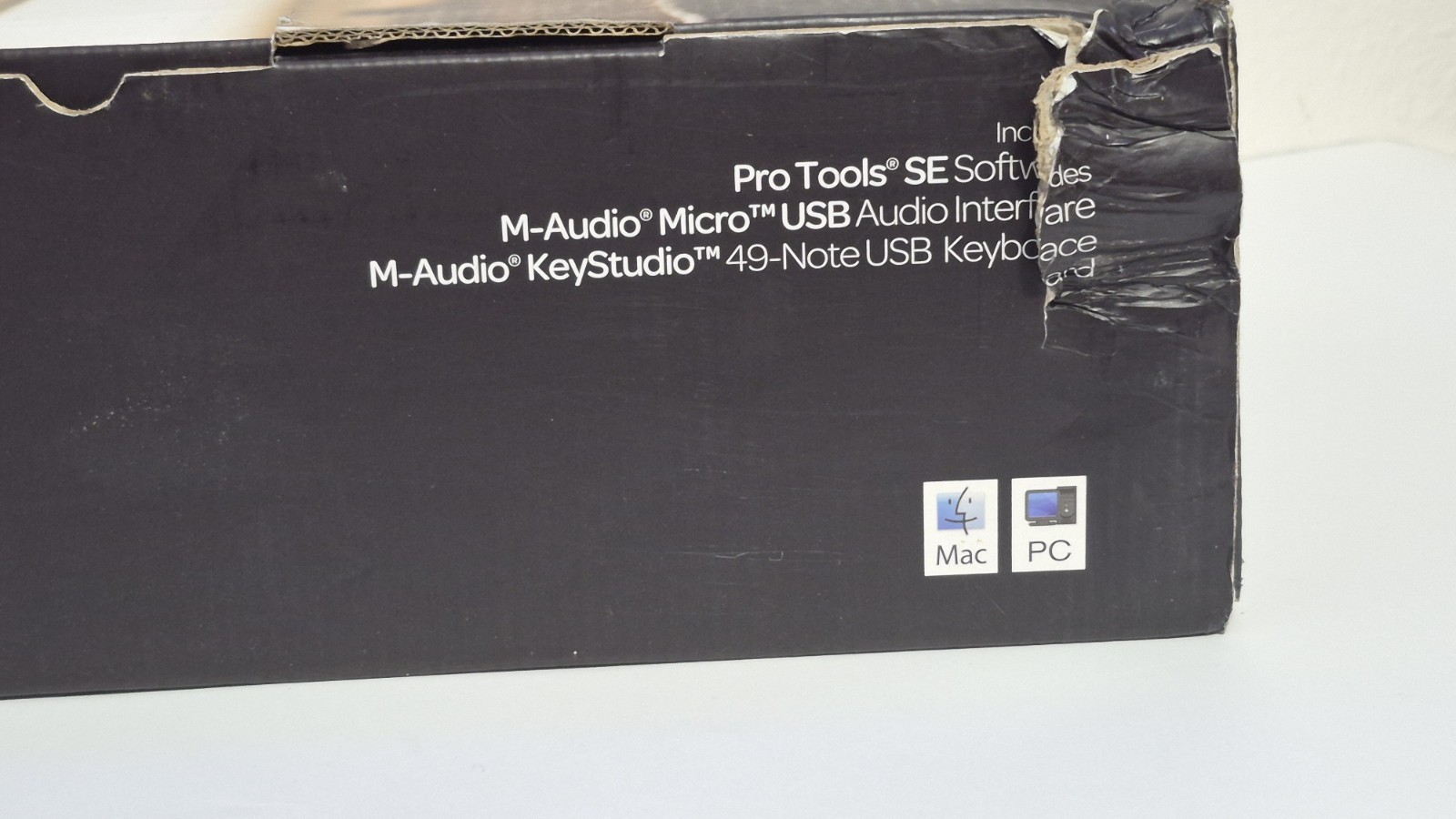 M‑Audio KeyStudio 49 USB MIDI Keyboard Controller + Box + USB Cable – Works