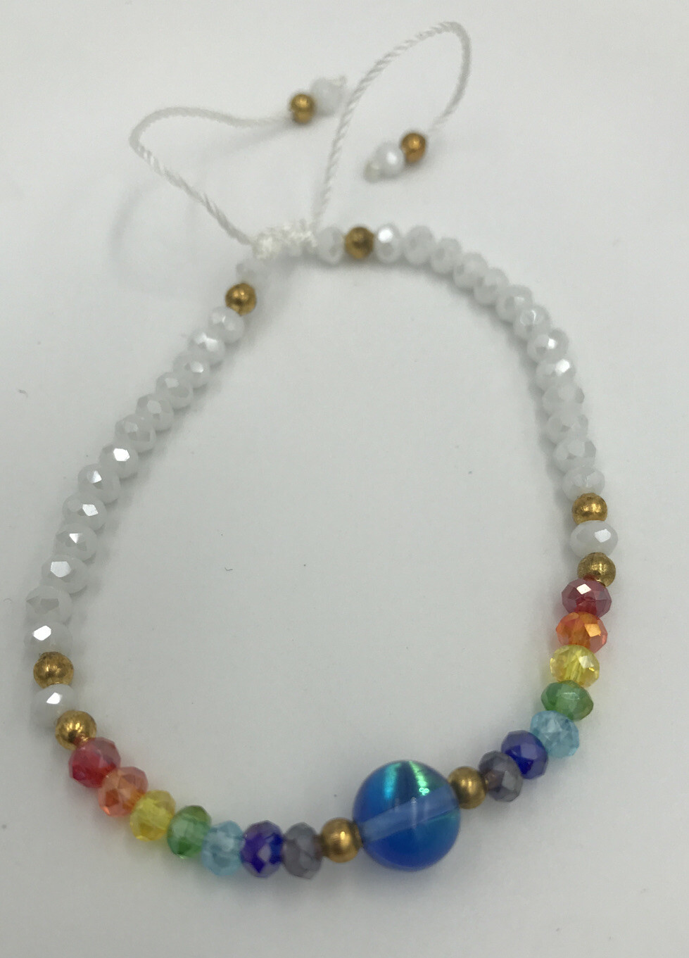 7Chakra~Bracelet~White