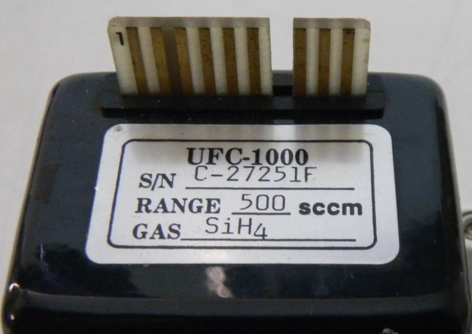 Unit UFC-1000 Mass Flow Controller, Gas- SiH4, Range- 500sccm, Used
