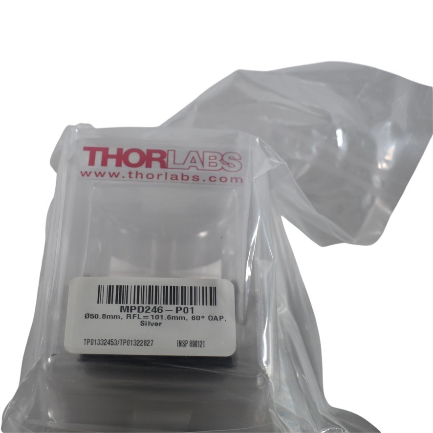 NEW Thorlabs MPD246-P01 60 Off Axis Parabolic Mirror Protected Silver 50 8mm