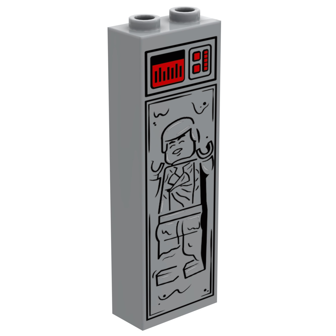 Smuggler in Carbonite (1x2x5 Brick)