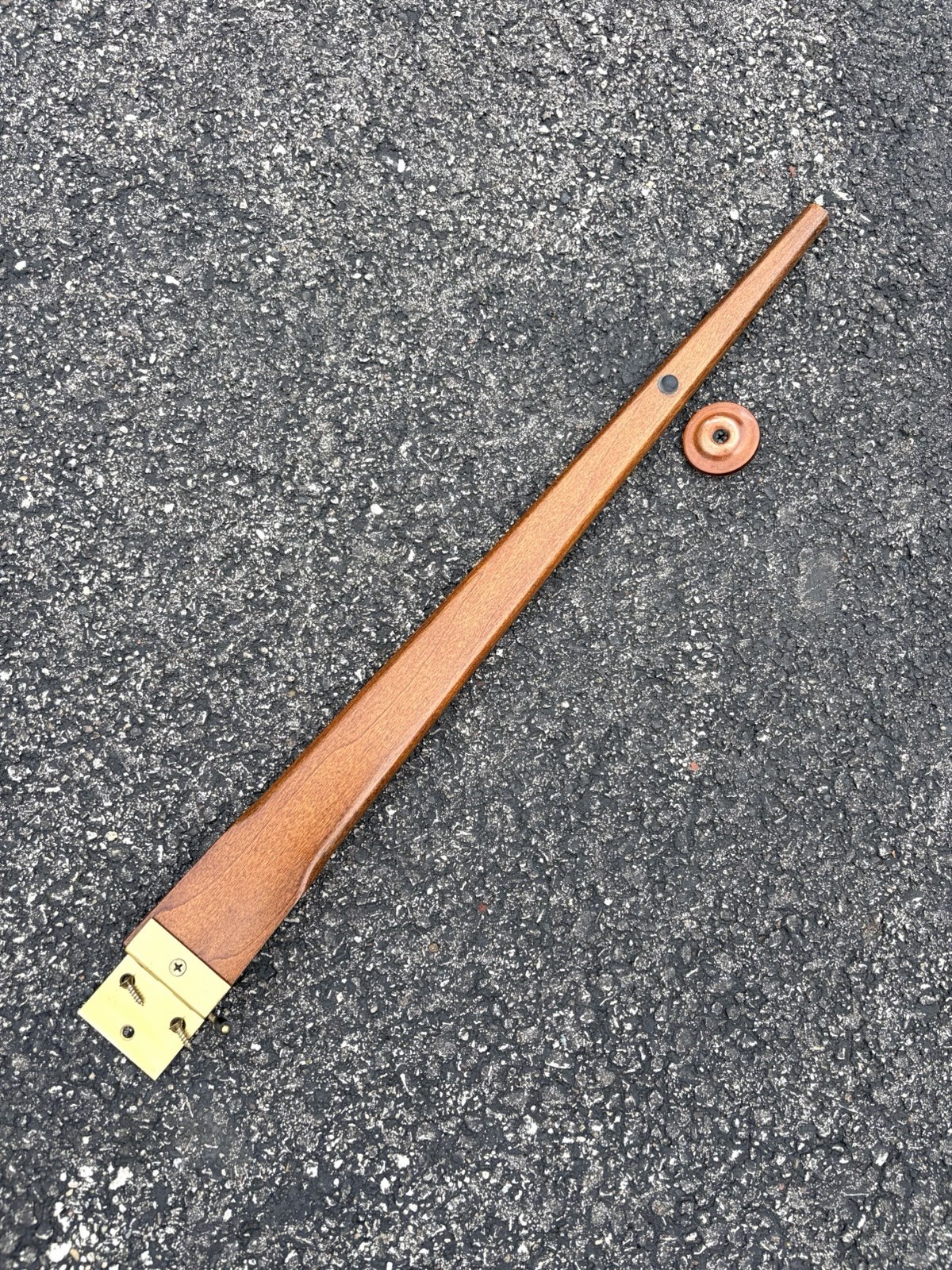 Vintage Cherry 22" Grand Piano Lid Prop Stick Replacement Part Salvaged Baldwin