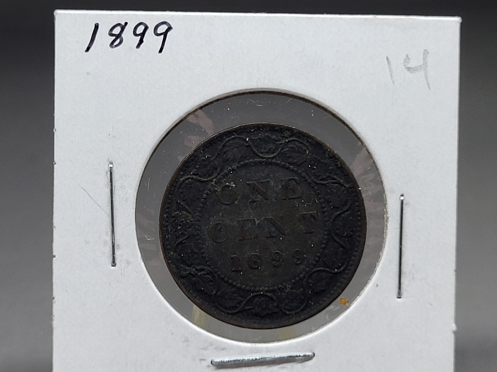 1899 Canadian Large One Cent Coin Canada