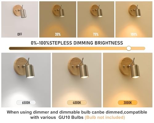 2 Pack Ceiling Spotlights Indoor with Rotatable Adjustable Light Nickel-2pack