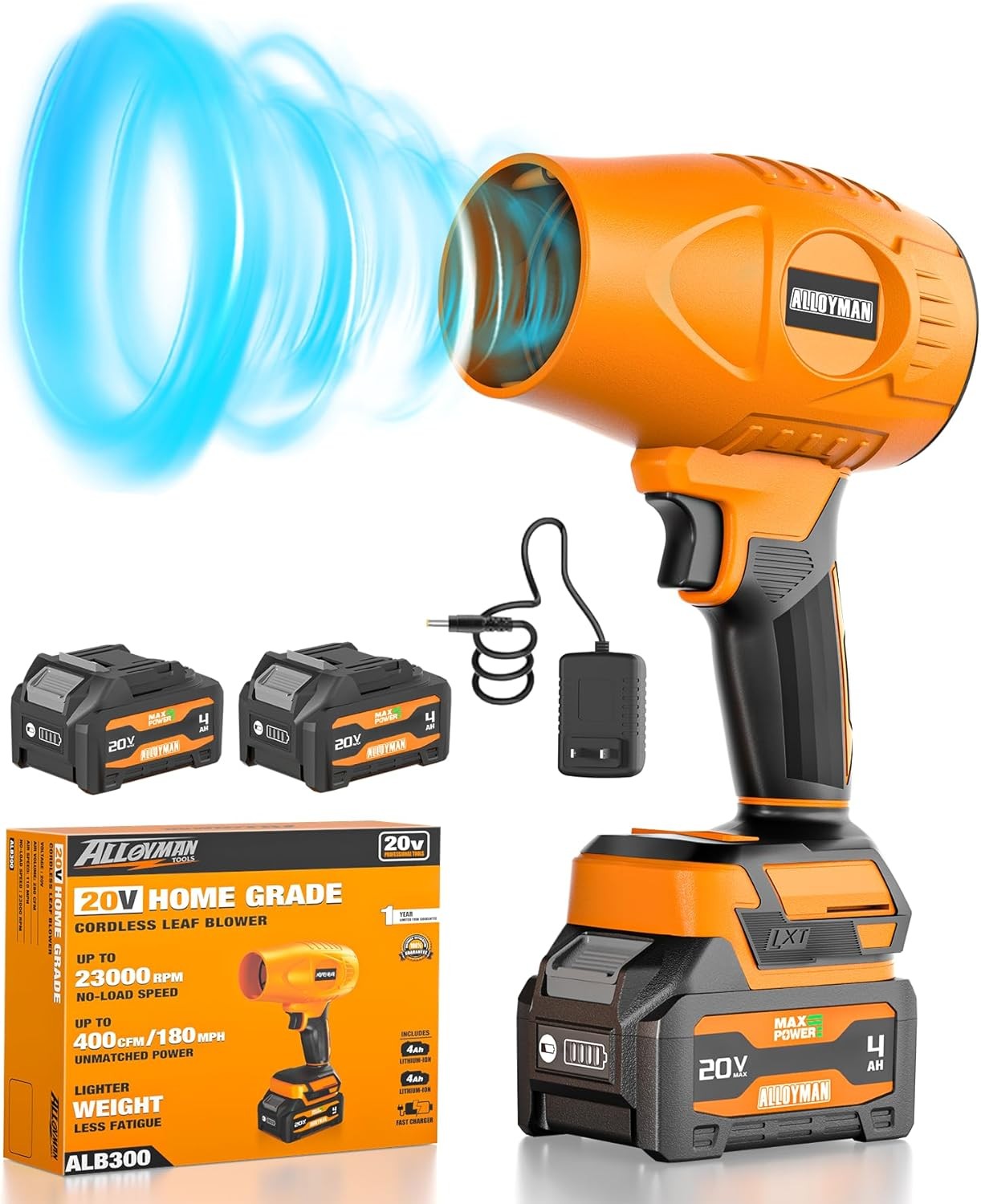Electric Leaf Blower,7AMP Lawn Blower,130MPH Mini Leaf Blower Lightweight