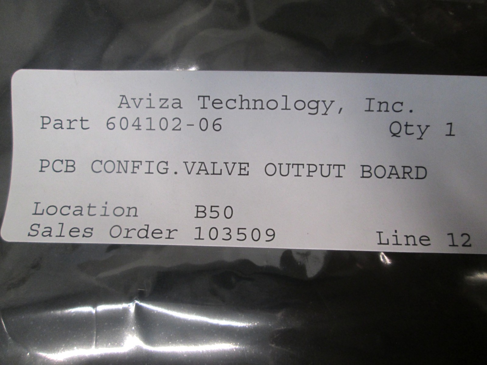 SPT Micro, 604120-06, Valve Output PCB Configuration Board, New
