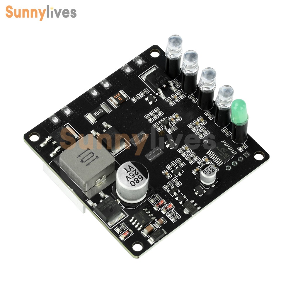 MPPT Solar Charge Control Module 3S Li-ion Monitoring Power Controller 60W/80W