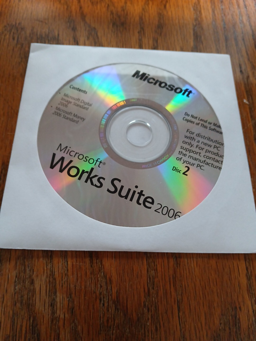 Microsoft Works Suite 2006 DVD With Product Key
