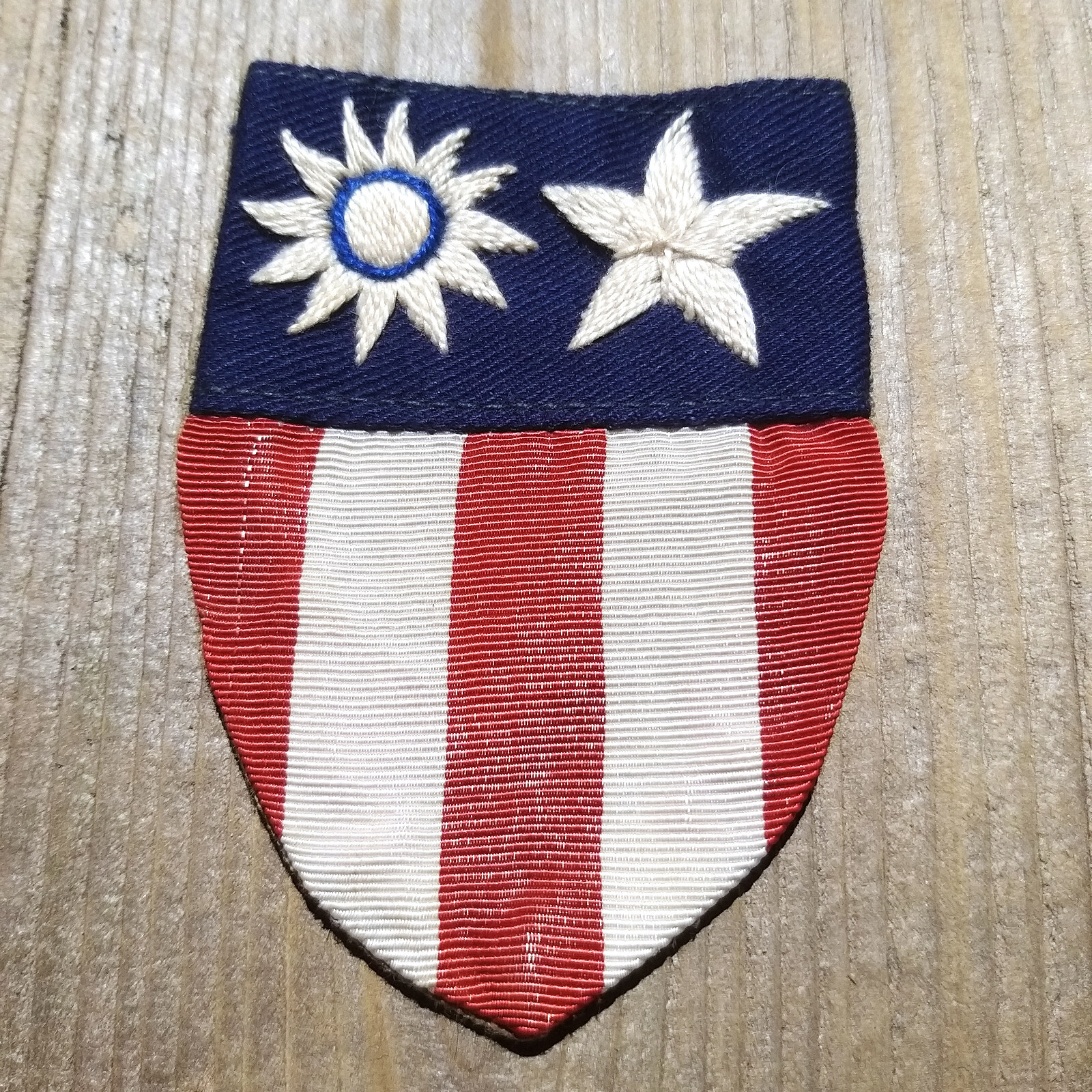 Original WW2 US Army Theatre Made CBI Patch China Burma India WWII Bullion Like