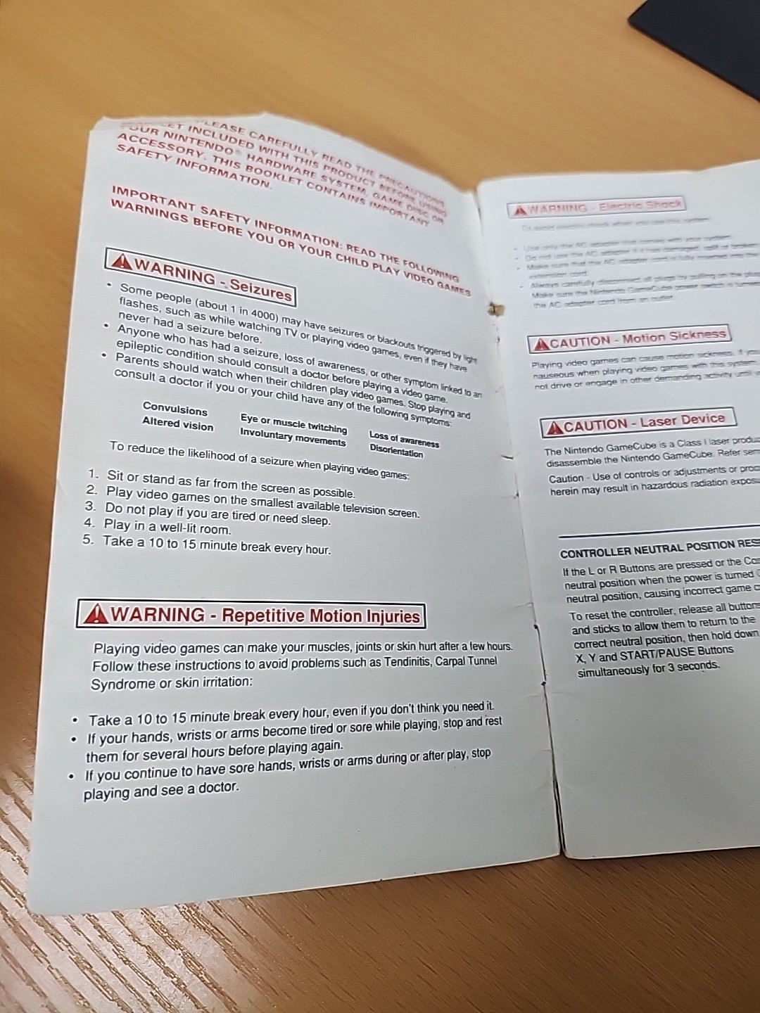 Nintendo Gamecube Manual Summoner