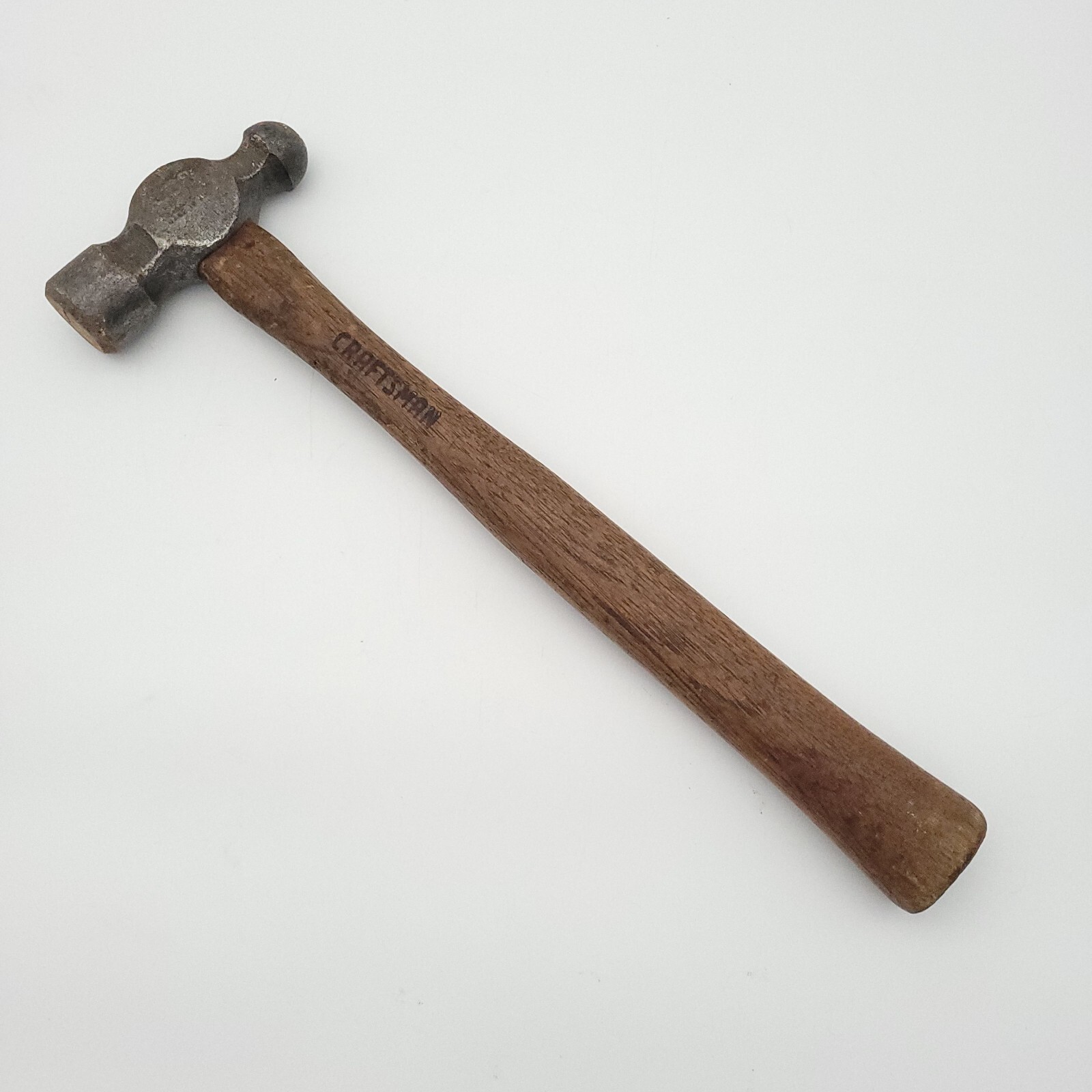 Craftsman 12oz Ball Peen Hammer, Vintage Wood Handle USA Tool