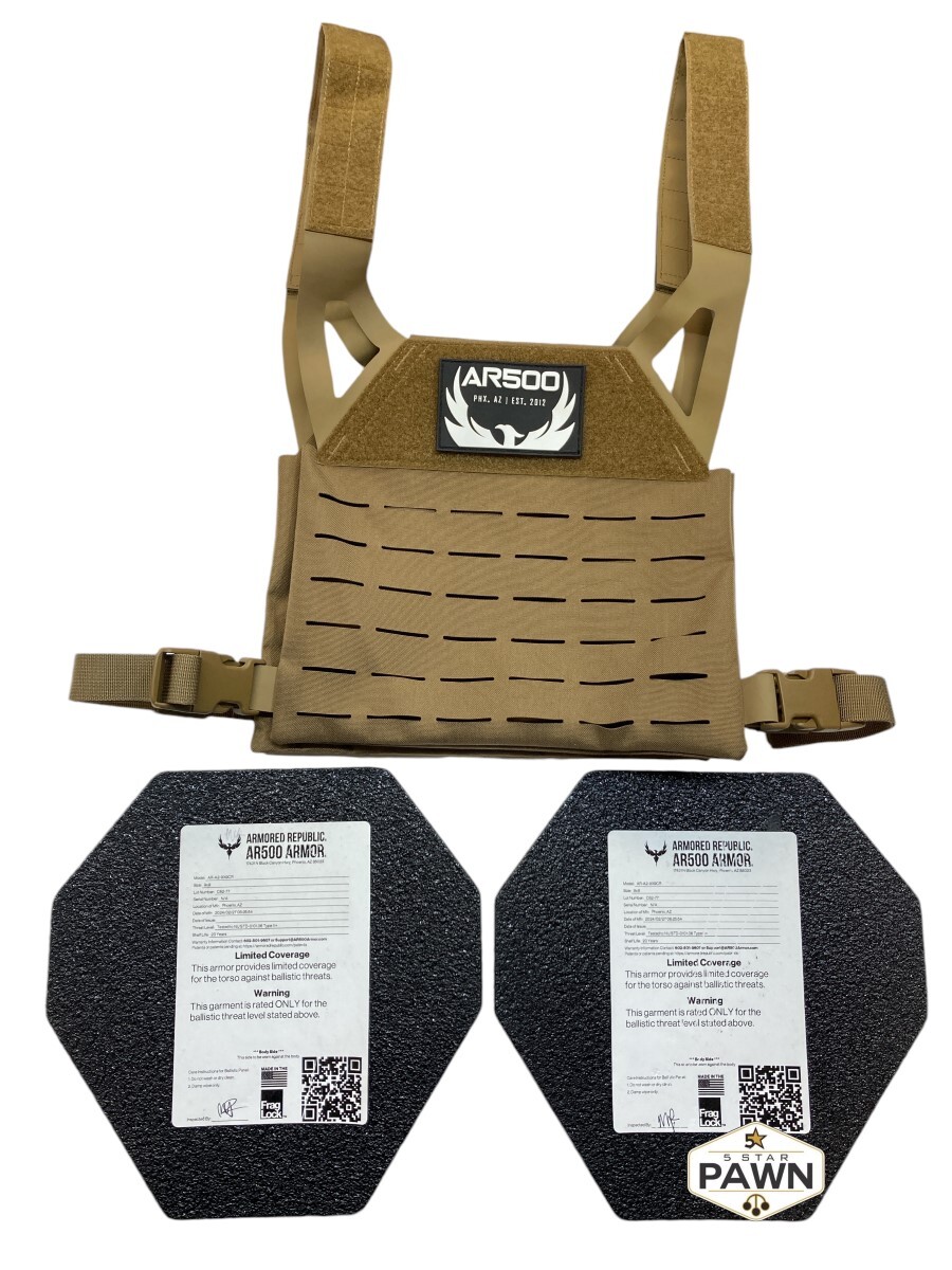 Lightweight 500 Level 3A+ IIIA+ Body Plate w/ Discreet Lightweight V (FVS029281)