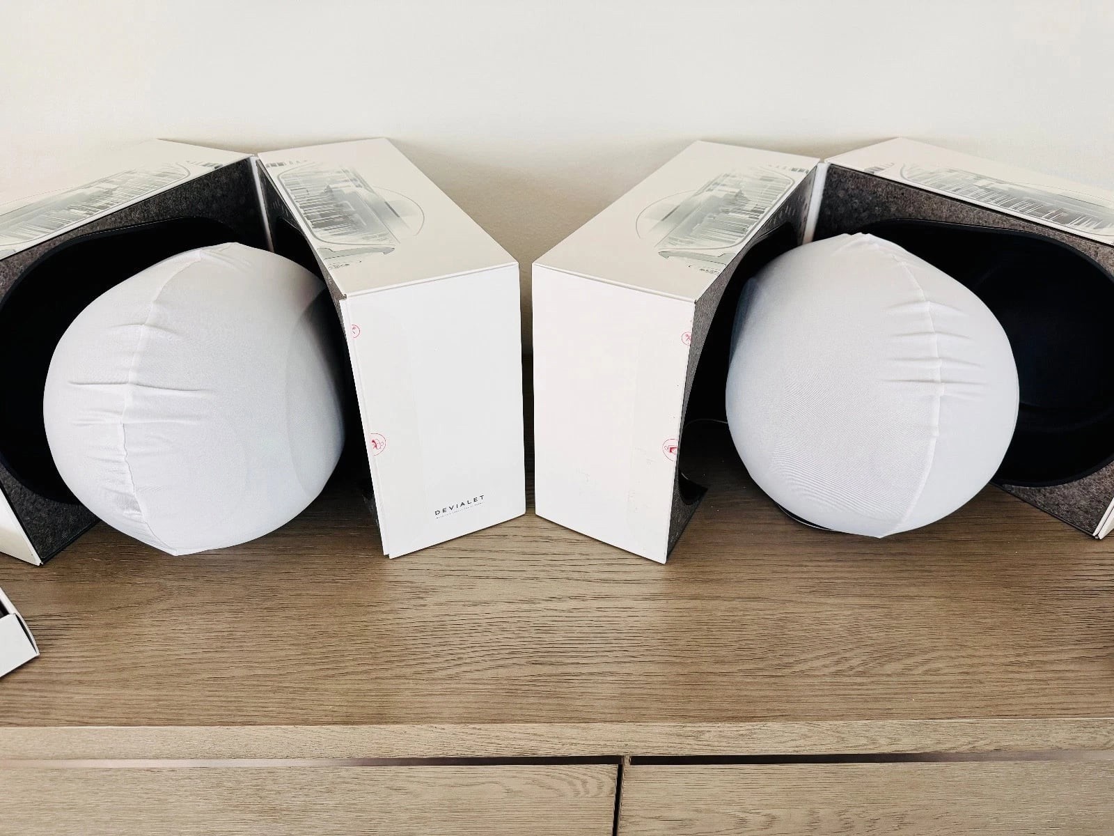 Devialet Phantom 1 108db Matte Black Pair, Original Packaging, 2 Remotes