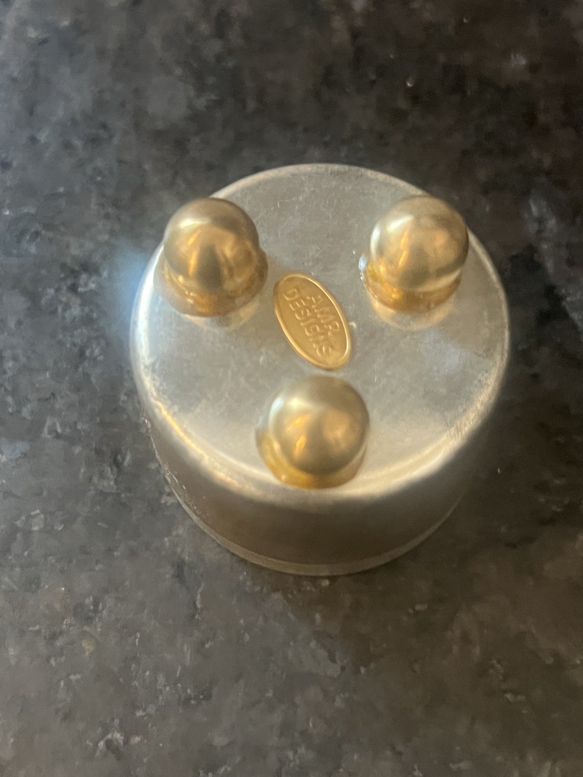AMR Stone Stash Box Round Trinket Box