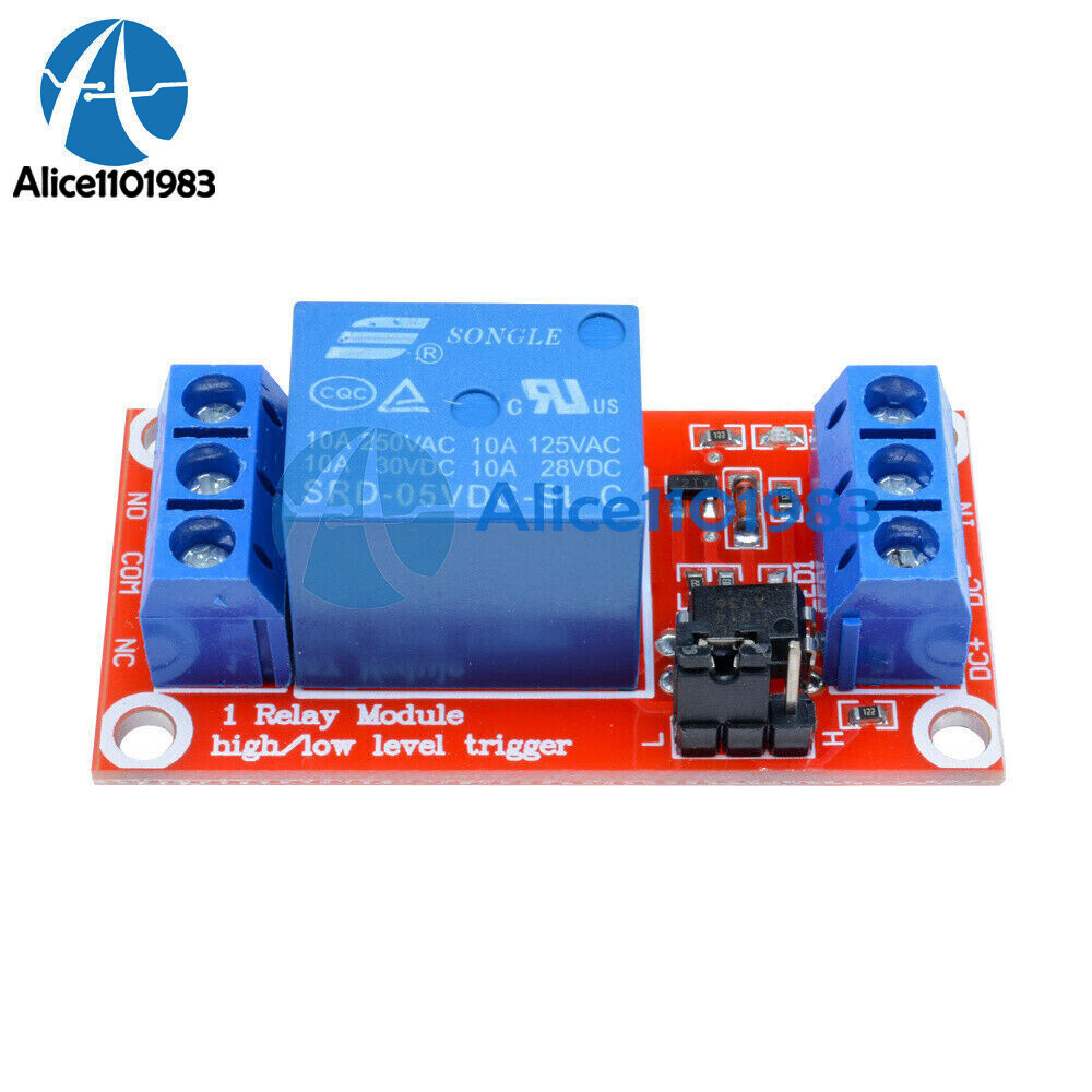 5V/9V/12V/24V 1/2/4 Channel Relay +Optocoupler Support High Low Level Trigger