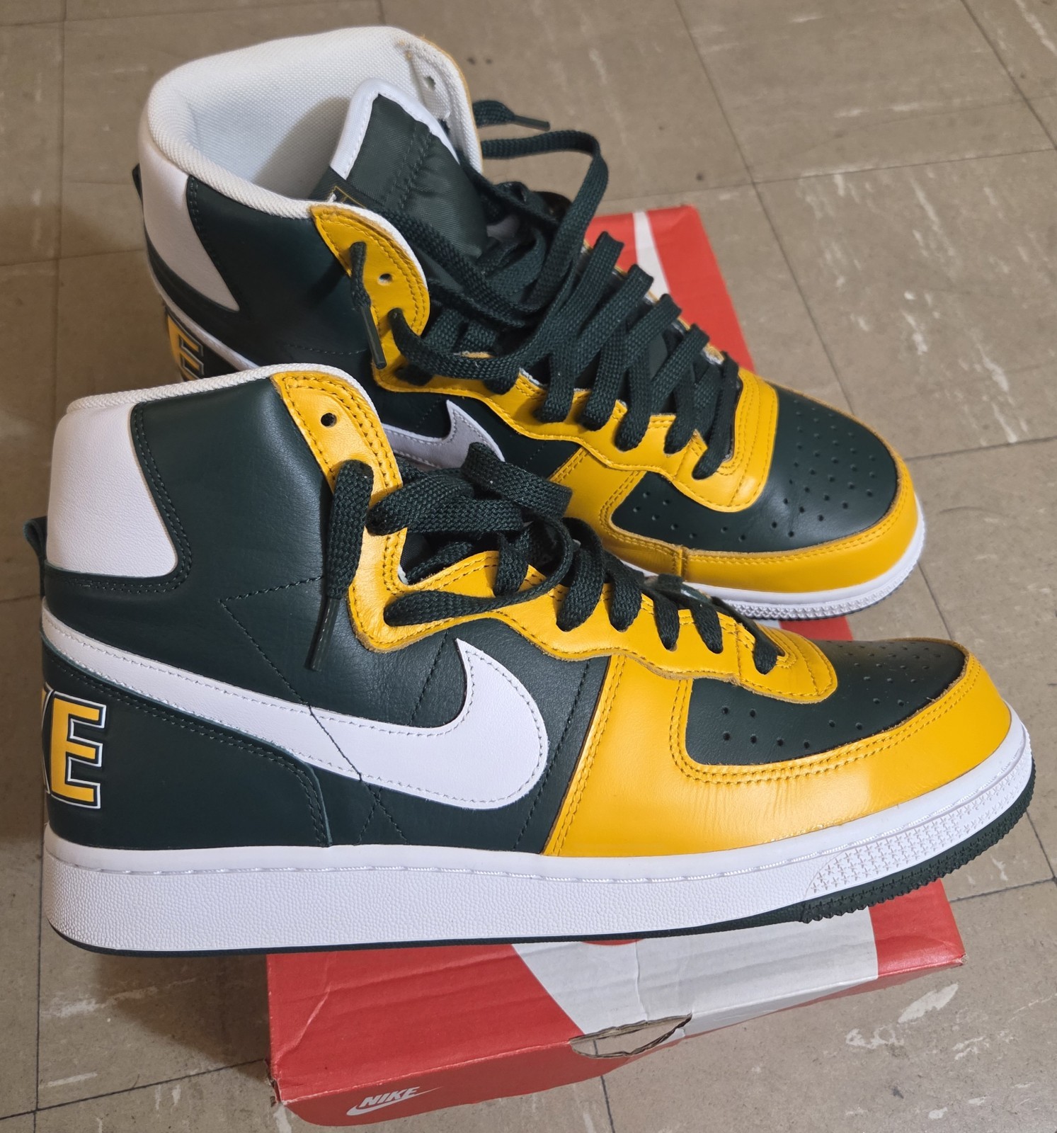 Nike Terminator High Seattle Supersonics Oakland Athletics Men's Size 12 Sneaker